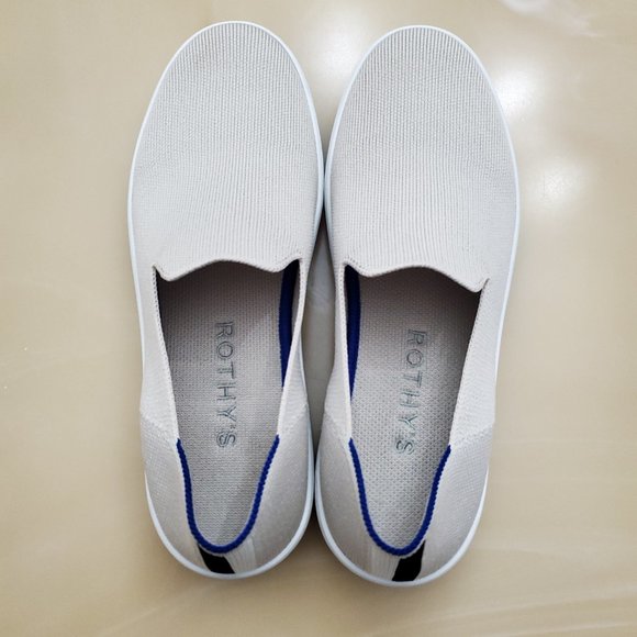 Rothy's The Original Slip On Sneaker in Sand - Picture 9 of 15